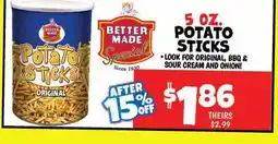 Ollie's POTATO STICKS offer