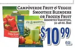 Trade Fair Supermarket CAMPÒVERDE Fruit & Veggie Smoothie Blenders OR Frozen Fruit offer