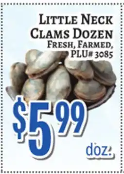 Trade Fair Supermarket LITTLE NECK CLAMS DOZEN offer