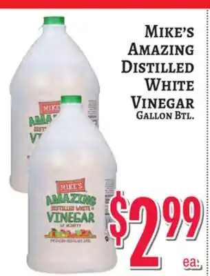 Trade Fair Supermarket Mike's Amazing Distilled White Vinegar offer