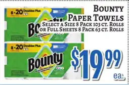 Trade Fair Supermarket BOUNTY PAPER TOWELS offer