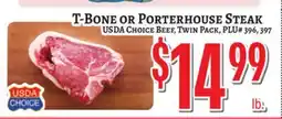 Trade Fair Supermarket T-BONE OR PORTERHOUSE STEAK offer