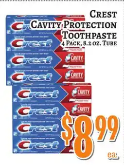 Trade Fair Supermarket CREST CAVITY PROTECTION TOOTHPASTE offer