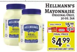 Trade Fair Supermarket HELLMANN'S MAYONNAISE offer