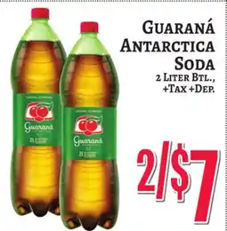 Trade Fair Supermarket GUARANÁ ANTARCTICA SODA offer