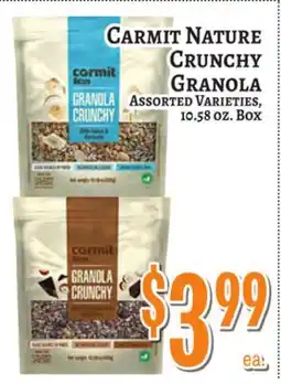 Trade Fair Supermarket CARMIT NATURE CRUNCHY GRANOLA offer