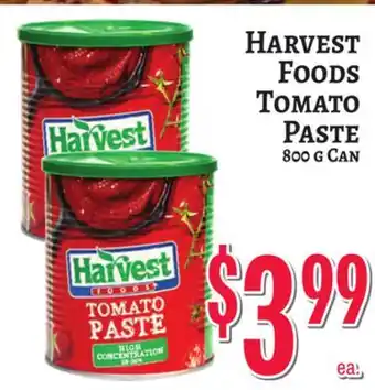 Trade Fair Supermarket Harvest Foods Tomato Paste offer