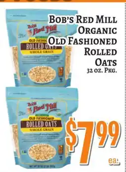 Trade Fair Supermarket BOB'S RED MILL ORGANIC OLD FASHIONED ROLLED OATS offer