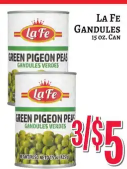 Trade Fair Supermarket LA FE GANDULES offer