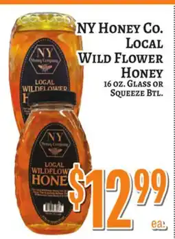 Trade Fair Supermarket NY Honey Co. LOCAL WILD FLOWER HONEY offer