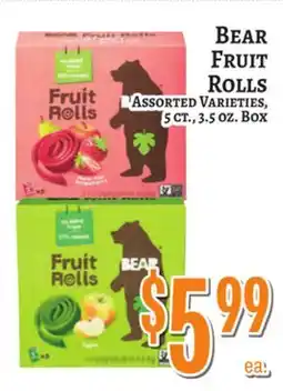 Trade Fair Supermarket BEAR FRUIT ROLLS offer