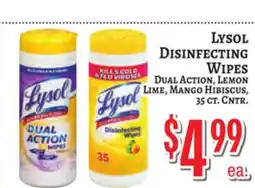 Trade Fair Supermarket LYSOL DISINFECTING WIPES offer