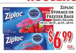Trade Fair Supermarket ZIPLOC STORAGE OR FREEZER BAGS offer