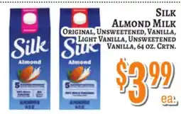 Trade Fair Supermarket SILK ALMOND MILK offer