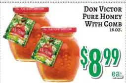 Trade Fair Supermarket Don Victor PURE HONEY With COMB offer