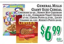 Trade Fair Supermarket GENERAL MILLS GIANT SIZE CEREAL offer
