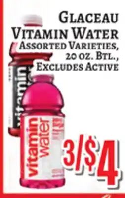 Trade Fair Supermarket Glaceau VITAMIN WATER offer