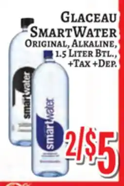 Trade Fair Supermarket GLACEAU SMARTWATER offer