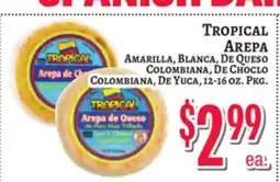 Trade Fair Supermarket TROPICAL AREPA offer