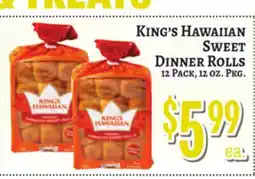 Trade Fair Supermarket King's Hawaiian Sweet Dinner Rolls offer