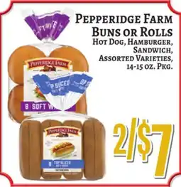 Trade Fair Supermarket PEPPERIDGE FARM Buns or Rolls offer