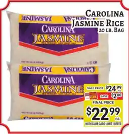 Trade Fair Supermarket CAROLINA JASMINE RICE offer