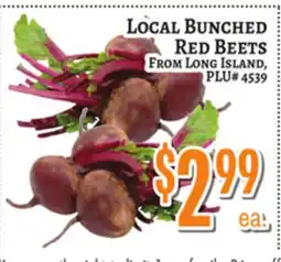 Trade Fair Supermarket LOCAL BUNCHED RED BEETS offer