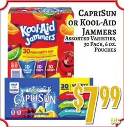 Trade Fair Supermarket CAPRISUN OR Kool-Aid Jammers offer