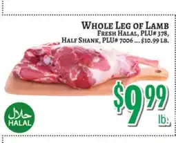 Trade Fair Supermarket WHOLE LEG OF LAMB offer
