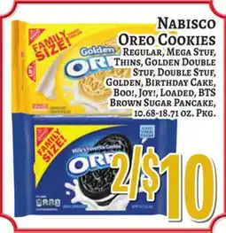 Trade Fair Supermarket NABISCO OREO COOKIES offer