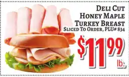 Trade Fair Supermarket DELI CUT HONEY MAPLE TURKEY BREAST offer