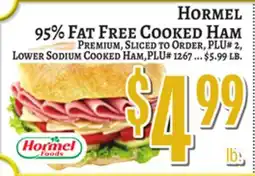 Trade Fair Supermarket HORMEL 95% FAT FREE COOKED HAM offer