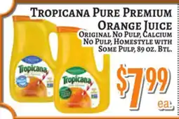 Trade Fair Supermarket TROPICANA PURE PREMIUM Orange Juice offer
