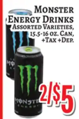 Trade Fair Supermarket Monster Energy Drinks offer