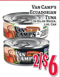 Trade Fair Supermarket Van Camp's Ecuadorian Tuna offer