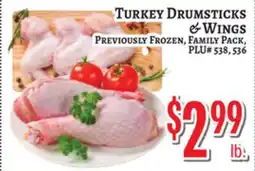 Trade Fair Supermarket TURKEY DRUMSTICKS & WINGS offer