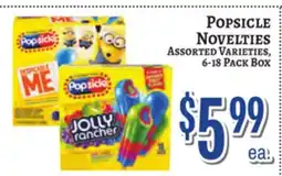 Trade Fair Supermarket POPSICLE NOVELTIES offer