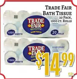 Trade Fair Supermarket TRADE FAIR BATH TISSUE offer