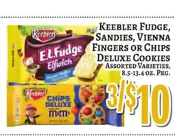 Trade Fair Supermarket Keebler Fudge, Sandies, Vienna Fingers or CHIPS DELUXE COOKIES offer