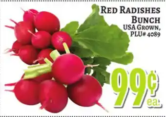 Trade Fair Supermarket RED RADISHES BUNCH offer