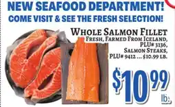 Trade Fair Supermarket WHOLE SALMON FILLET offer