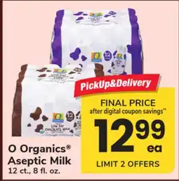 ACME O Organics Aseptic Milk offer