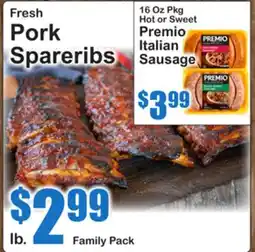 SuperFresh Fresh Pork Spareribs offer
