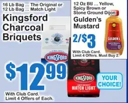SuperFresh Kingsford Charcoal Briquets offer