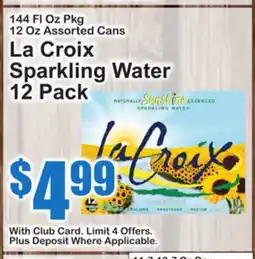 SuperFresh La Croix Sparkling Water offer