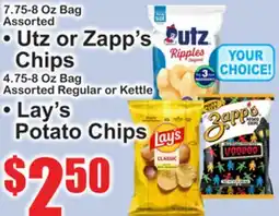 SuperFresh • Utz or Zapp's Chips • Lay's Potato Chips offer