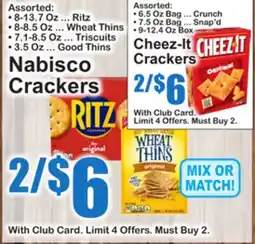 SuperFresh Nabisco Crackers offer