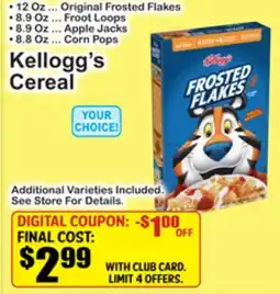 SuperFresh Kellogg's Cereal offer