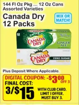 SuperFresh Canada Dry 12 Packs offer