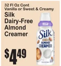 SuperFresh Silk Dairy-Free Almond Creamer offer